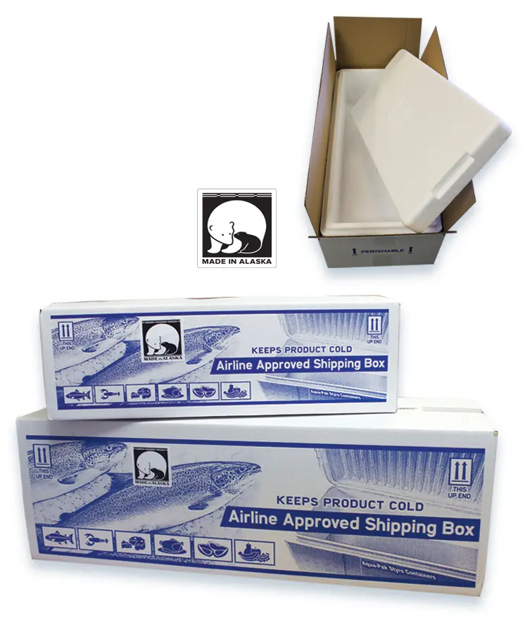 Styrofoam Fish Box 50LB Capacity